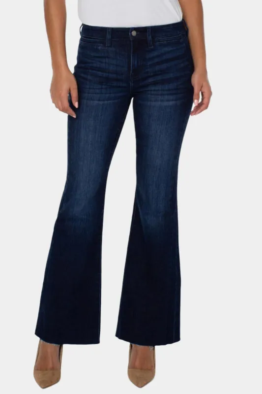 Hannah Flare Seam Eco Jeans sold by Lord & Taylor