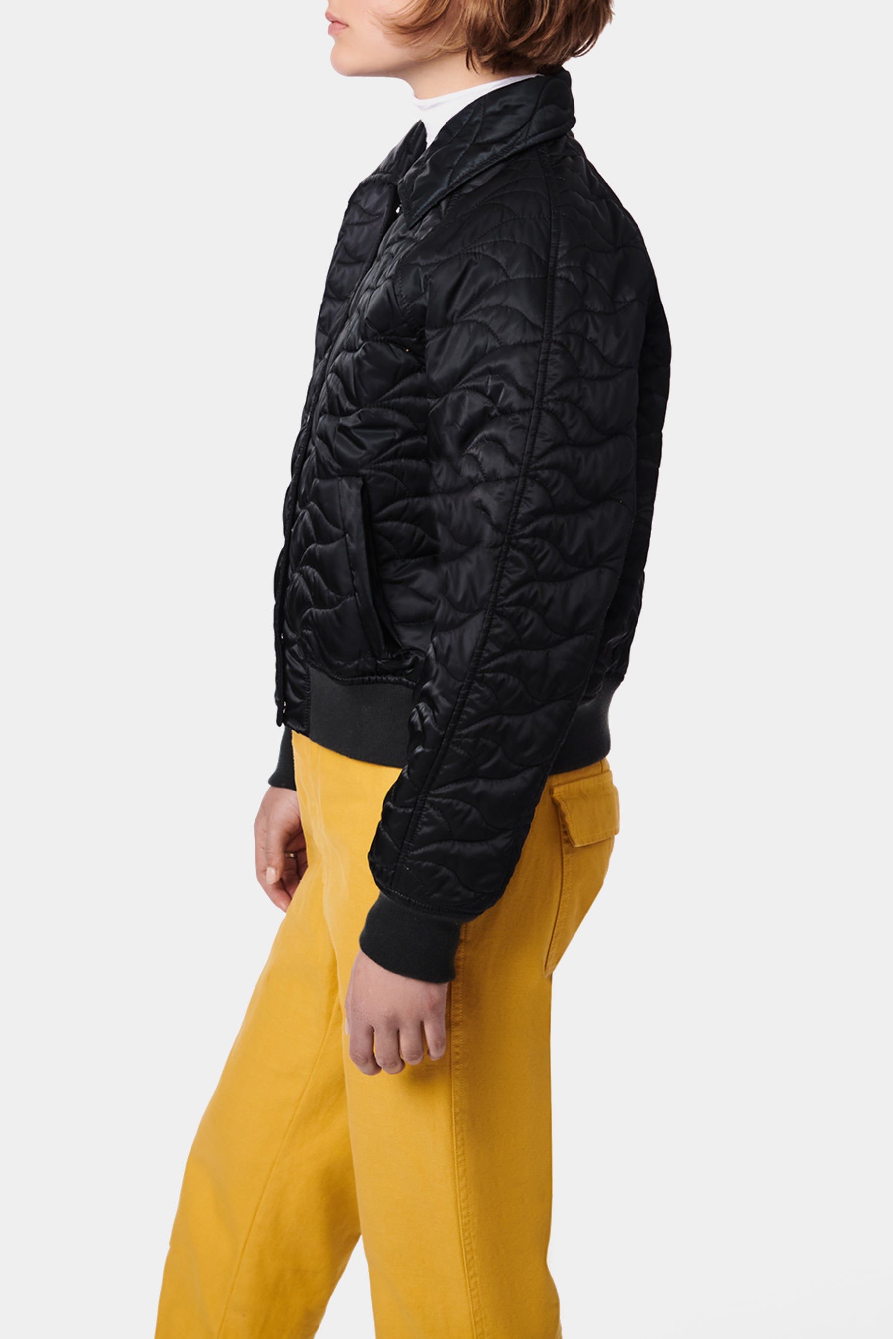 Cropped Bomber Liner Jacket sold by Lord & Taylor product image thumbnail 3