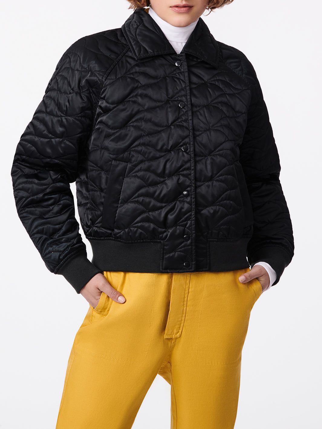 Cropped Bomber Liner Jacket sold by Lord & Taylor