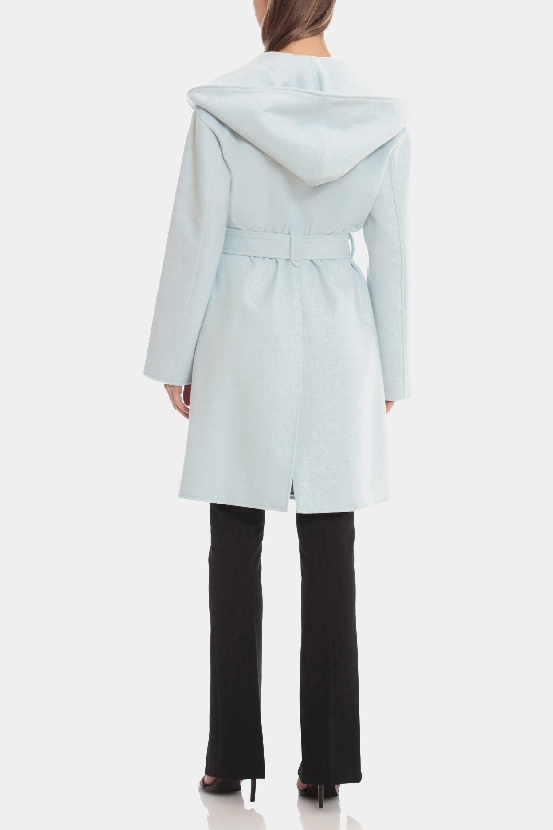 Belted Twill Hooded Robe Coat sold by Lord & Taylor product image thumbnail 11