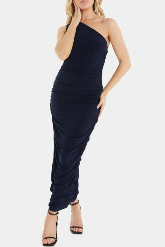 One Shoulder Ruched Maxi Dress sold by Lord & Taylor