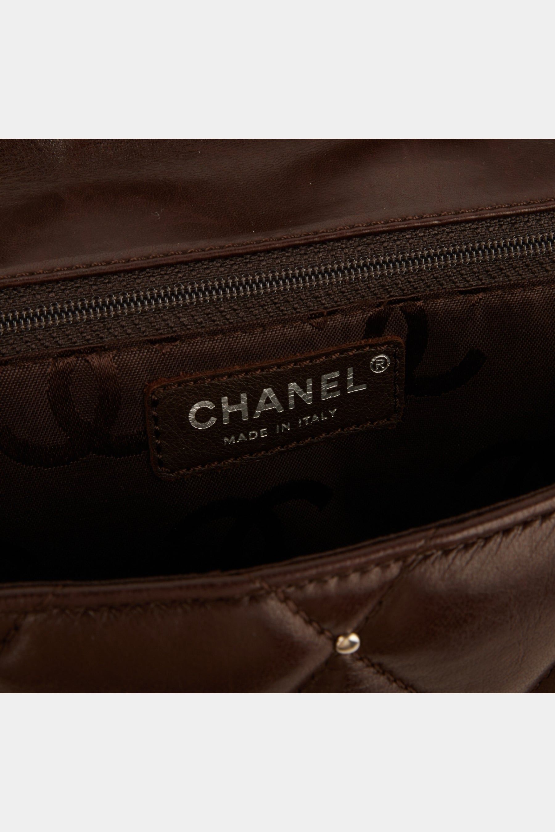 Studded Flap Bag Jumbo Lambskin Handbag sold by Lord & Taylor product image thumbnail 5