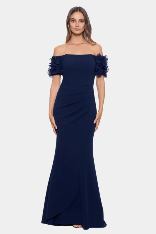 Long Scuba Off The Shoulder Flower sold by Lord & Taylor