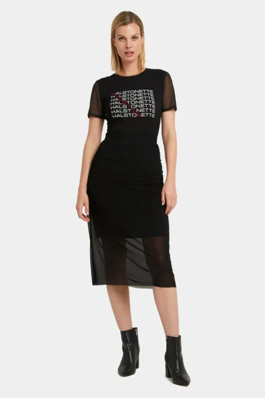 Mesh Short Sleeve Graphic T-Shirt sold by Lord & Taylor