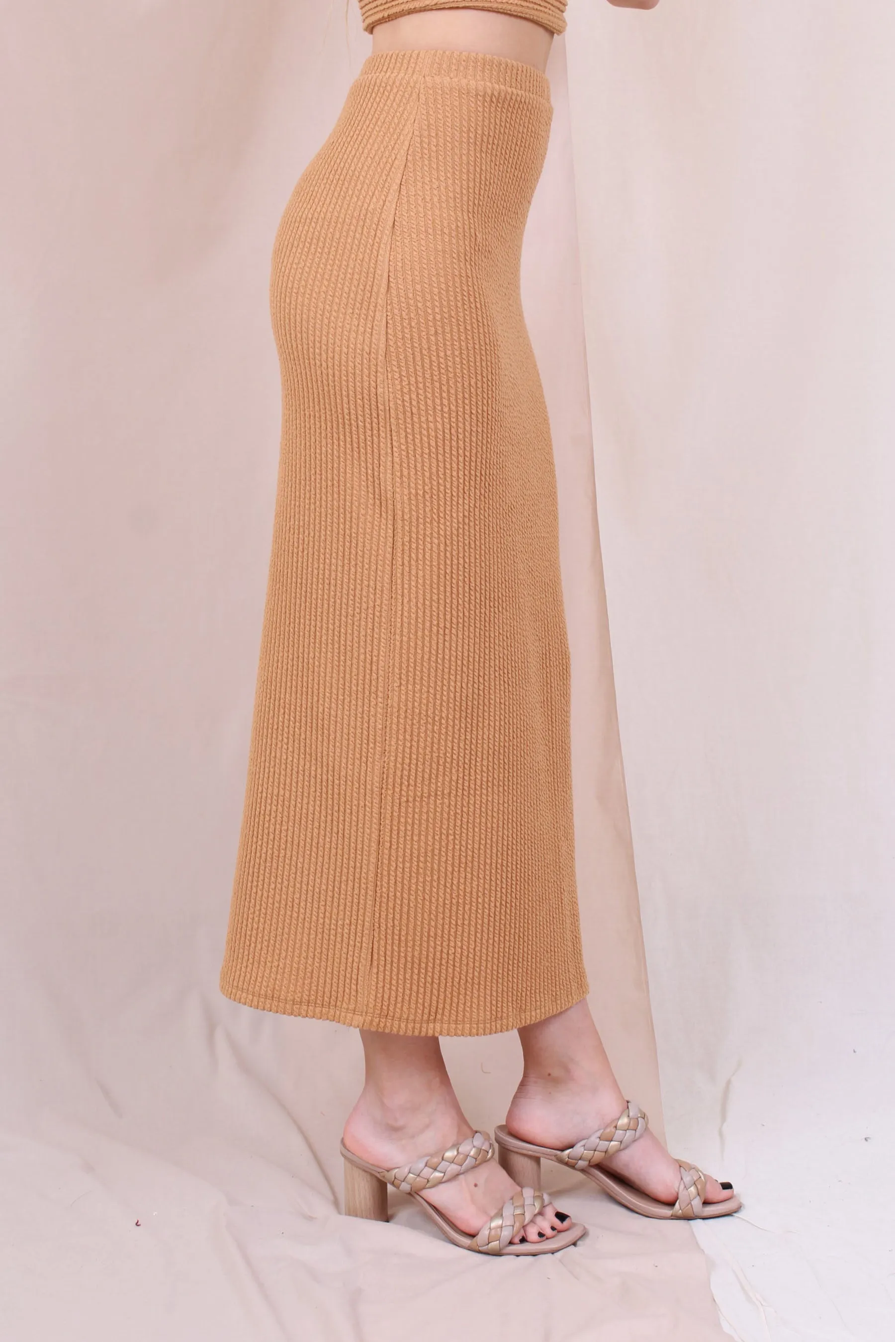 ELASTIC WAIST MAXI SKIRT sold by Lord & Taylor product image thumbnail 3