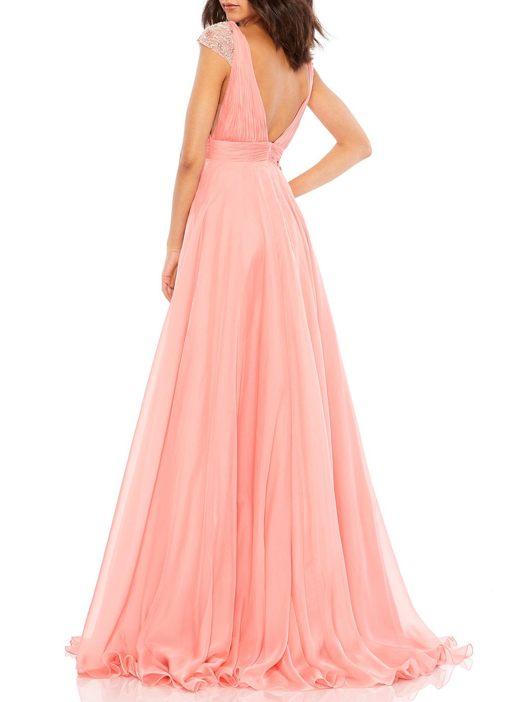 Empire Silk Chiffon Gown sold by Lord & Taylor product image thumbnail 2