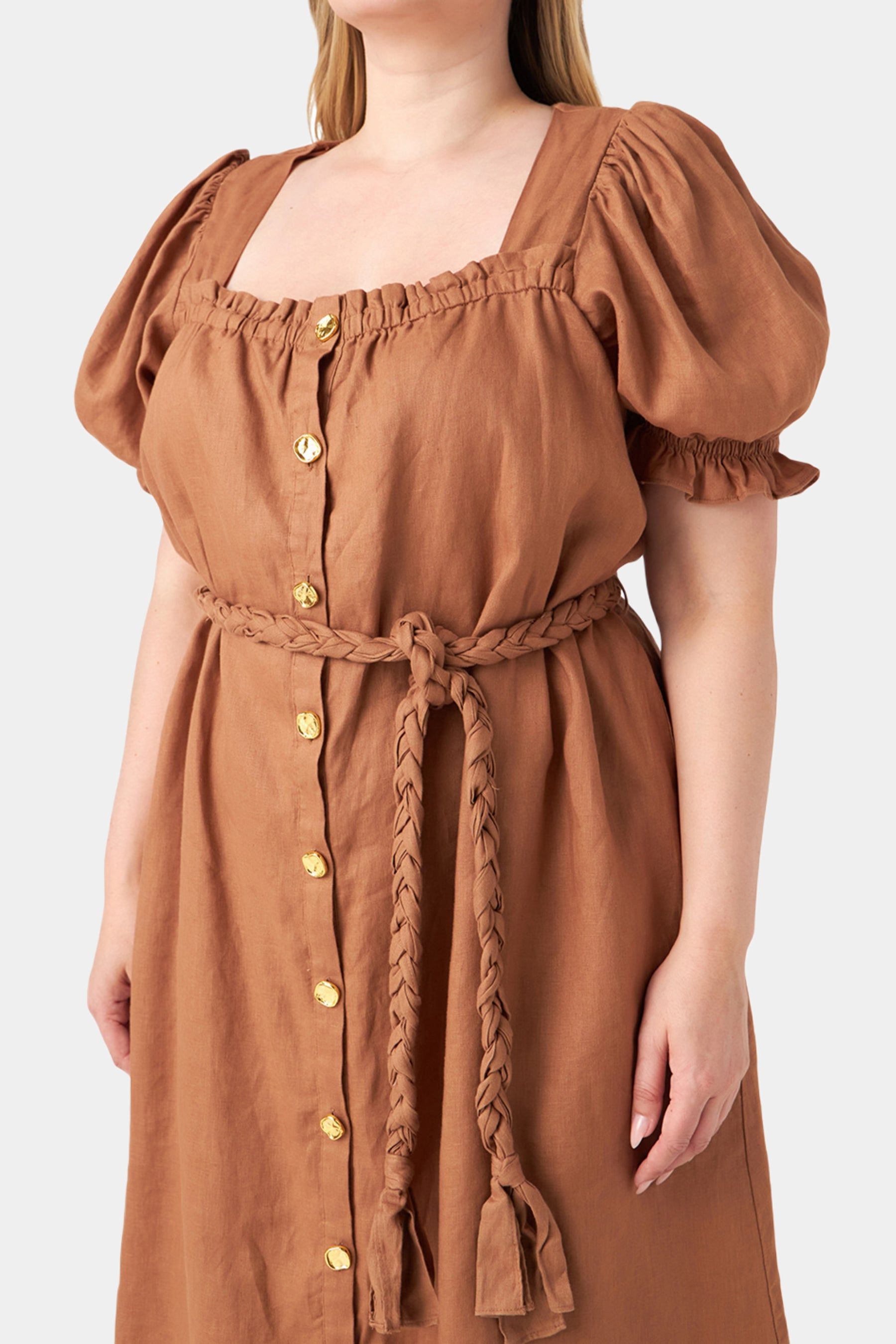 Linen Tie Dress sold by Lord & Taylor product image thumbnail 3