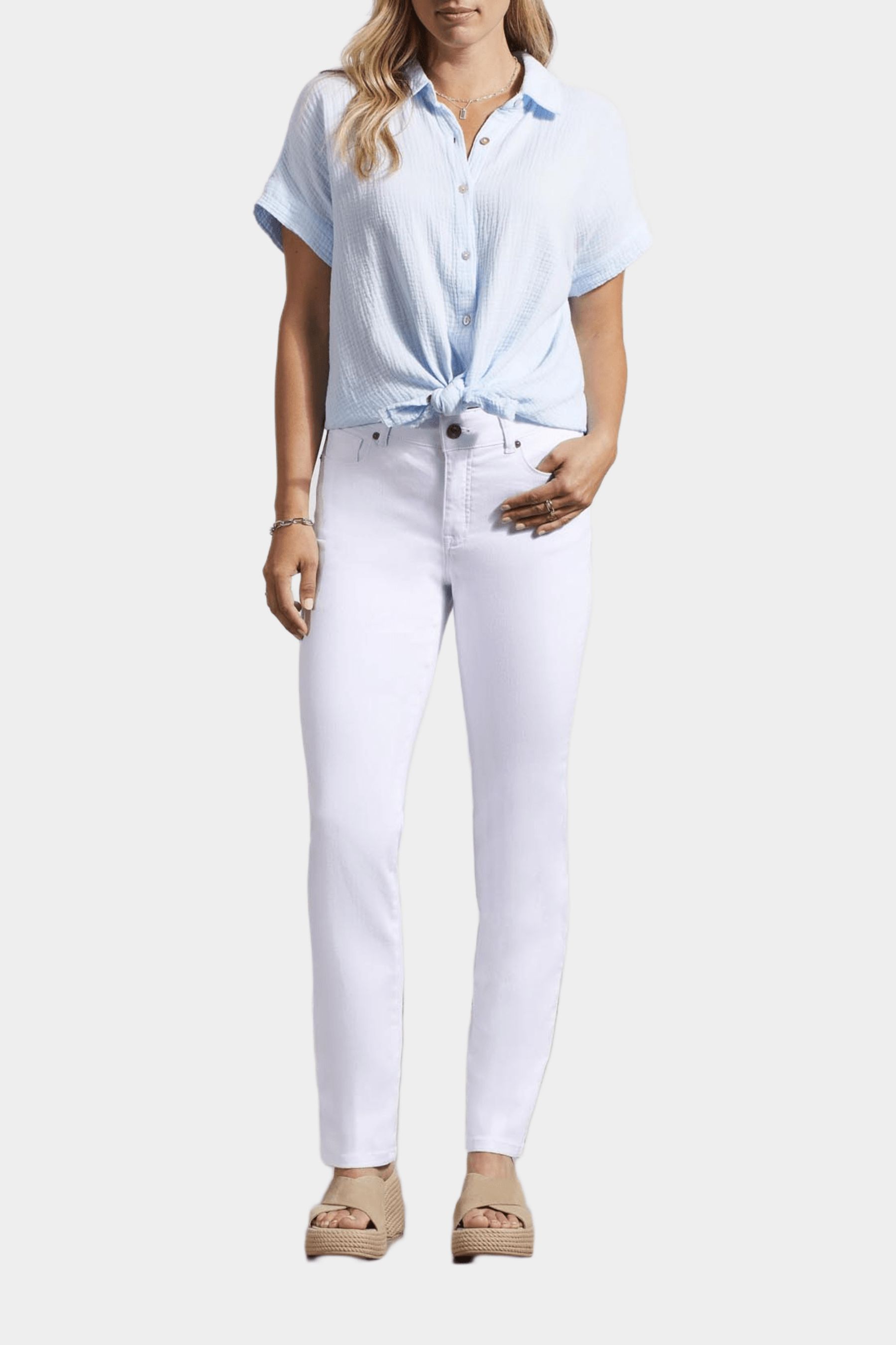 Sophia 5 Pocket Curvy Straight Jeans sold by Lord & Taylor