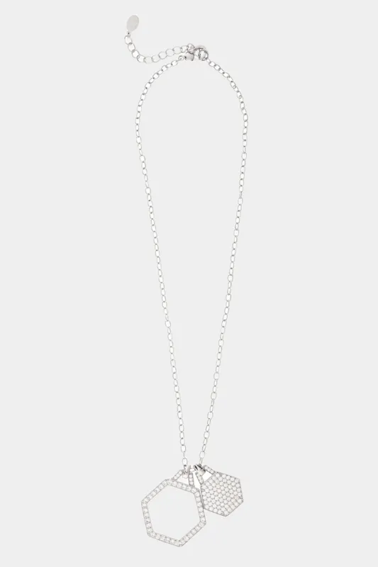 Paper Clip Chain and Cz Toggle sold by Lord & Taylor