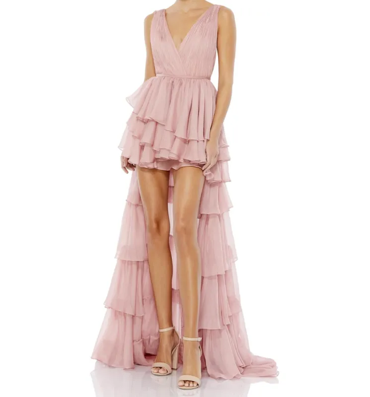 Hi-Low Ruffle Gown sold by Lord & Taylor