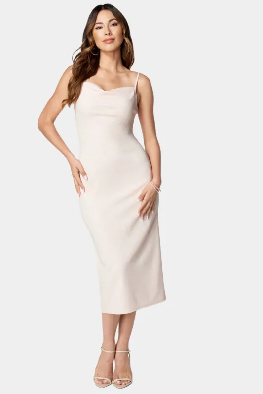 Cowl Neck Shine Midi Dress sold by Lord & Taylor