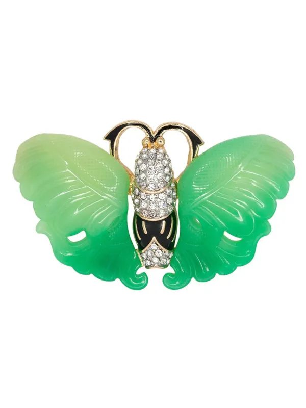 Jade Butterfly Pin sold by Lord & Taylor
