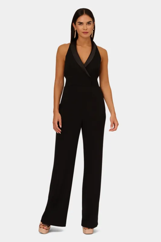 Tuxedo Crepe Jumpsuit sold by Lord & Taylor