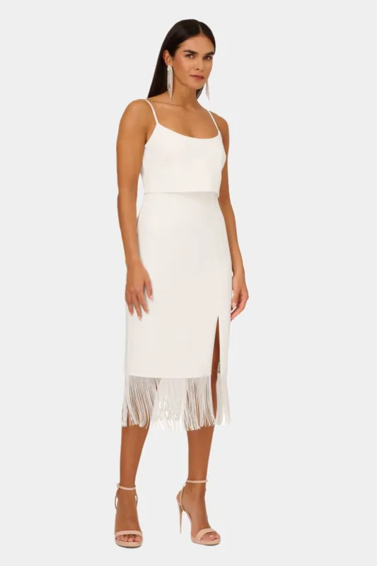 Crepe Midi Dress sold by Lord & Taylor