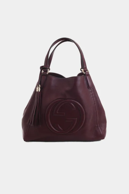 Soho Leather Tote Bag sold by Lord & Taylor