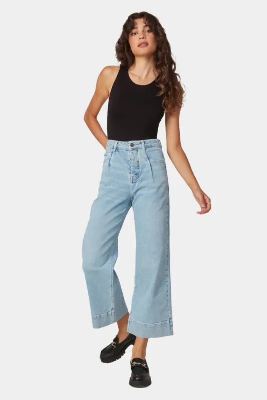 Milan Ultra-High Rise Wide Leg Jeans sold by Lord & Taylor