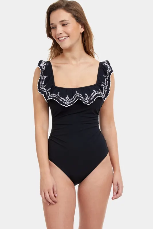Lola Square Neck One Piece sold by Lord & Taylor