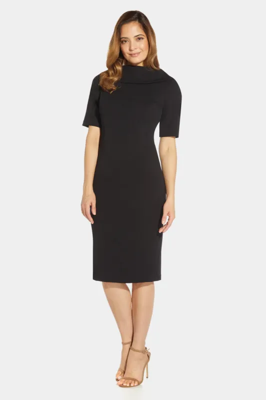 Roll Neck Sheath With V Back sold by Lord & Taylor