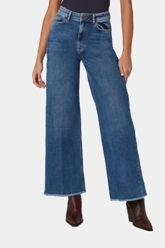 High Rise Wide Leg Jeans sold by Lord & Taylor