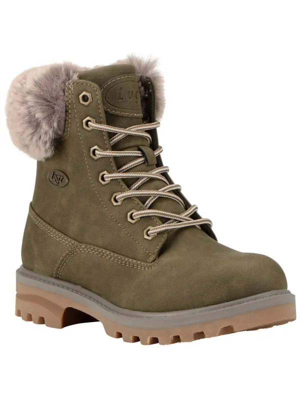 Empire Lace Up Fur Boot sold by Lord & Taylor