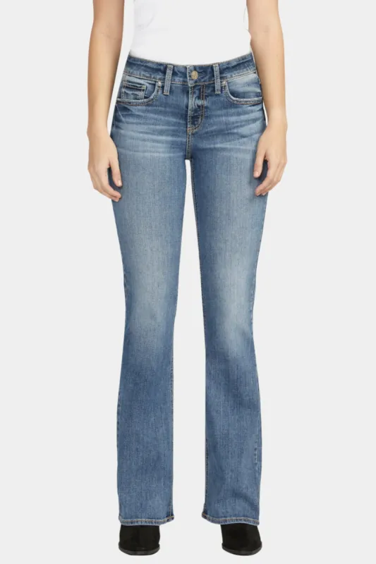 Suki Mid Rise Curvy Fit Bootcut Jeans sold by Lord & Taylor
