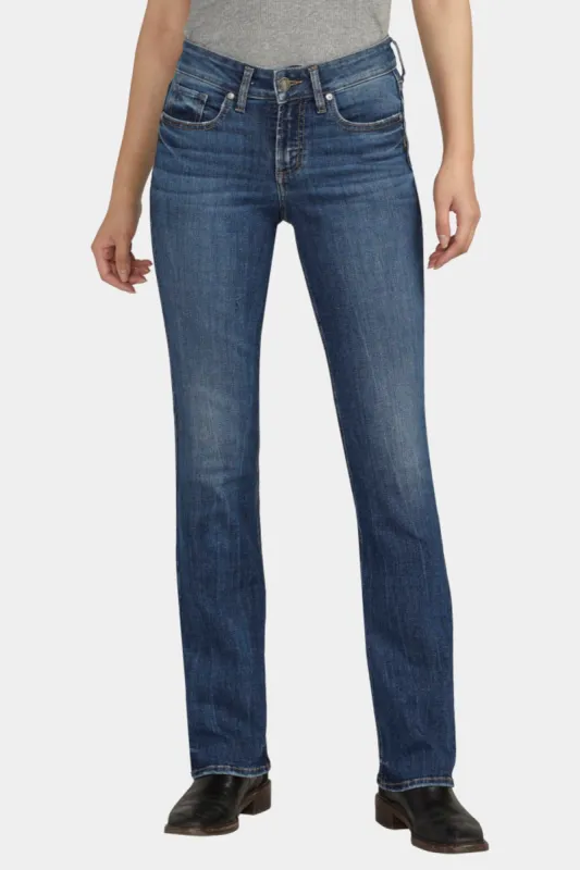 Suki Mid Rise Curvy Fit Slim Bootcut Jeans sold by Lord & Taylor