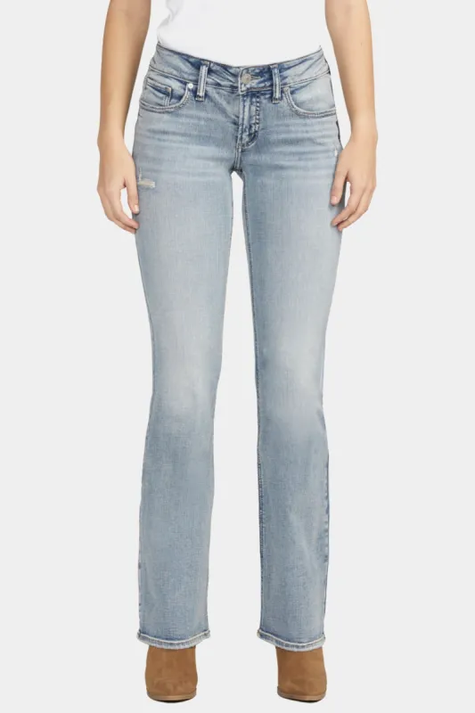 Britt Low Rise Curvy Fit Slim Bootcut Jeans sold by Lord & Taylor