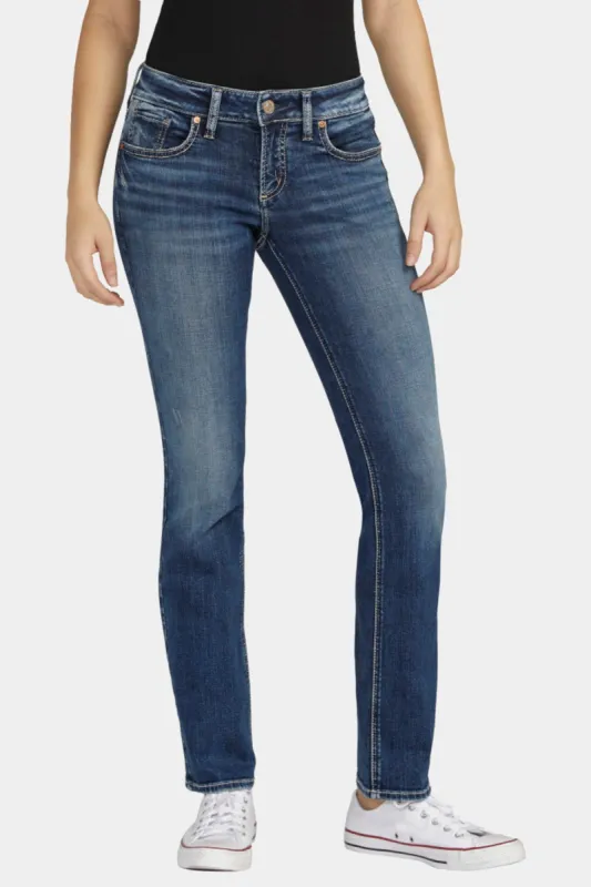Britt Low Rise Curvy Fit Straight Leg Jeans sold by Lord & Taylor