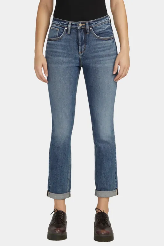 Beau High Rise Slim Leg Jeans sold by Lord & Taylor