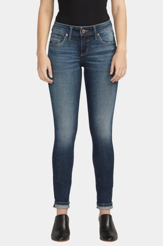 Girlfriend Mid Rise Slim Leg Jeans sold by Lord & Taylor