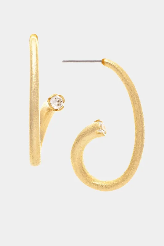 Satin Tube Cz Earrings sold by Lord & Taylor