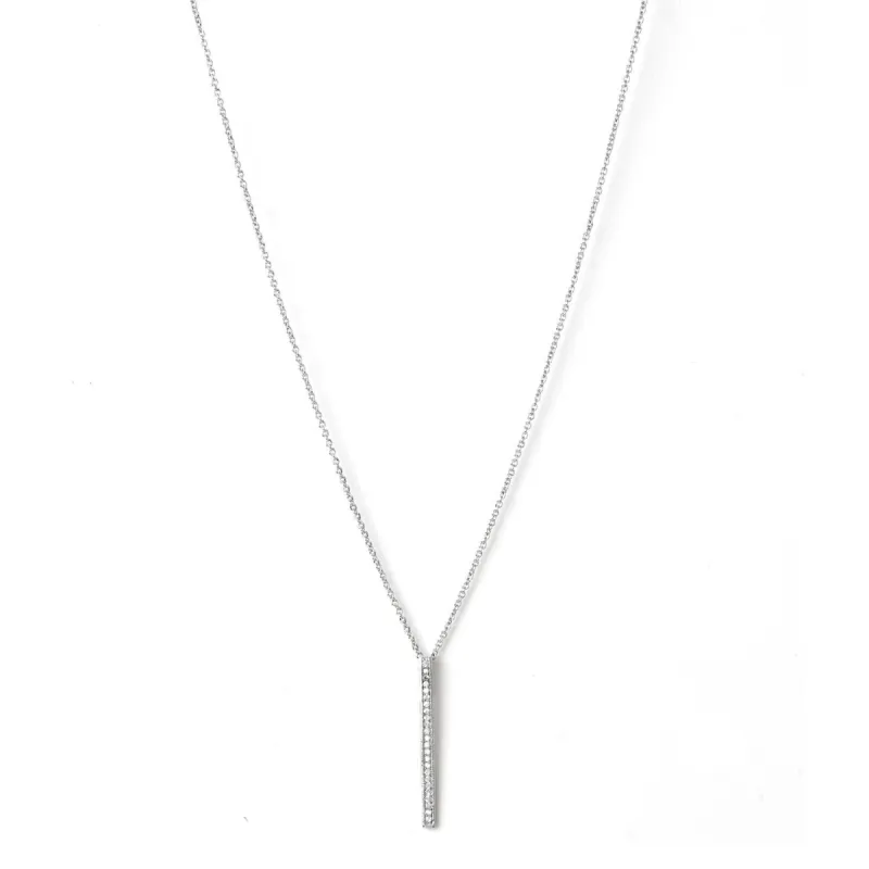 Cubic Zirconia Bar Drop Pendant Necklace sold by Lord & Taylor