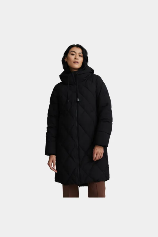 Mixed Quilted Hooded Puffer Coat sold by Lord & Taylor