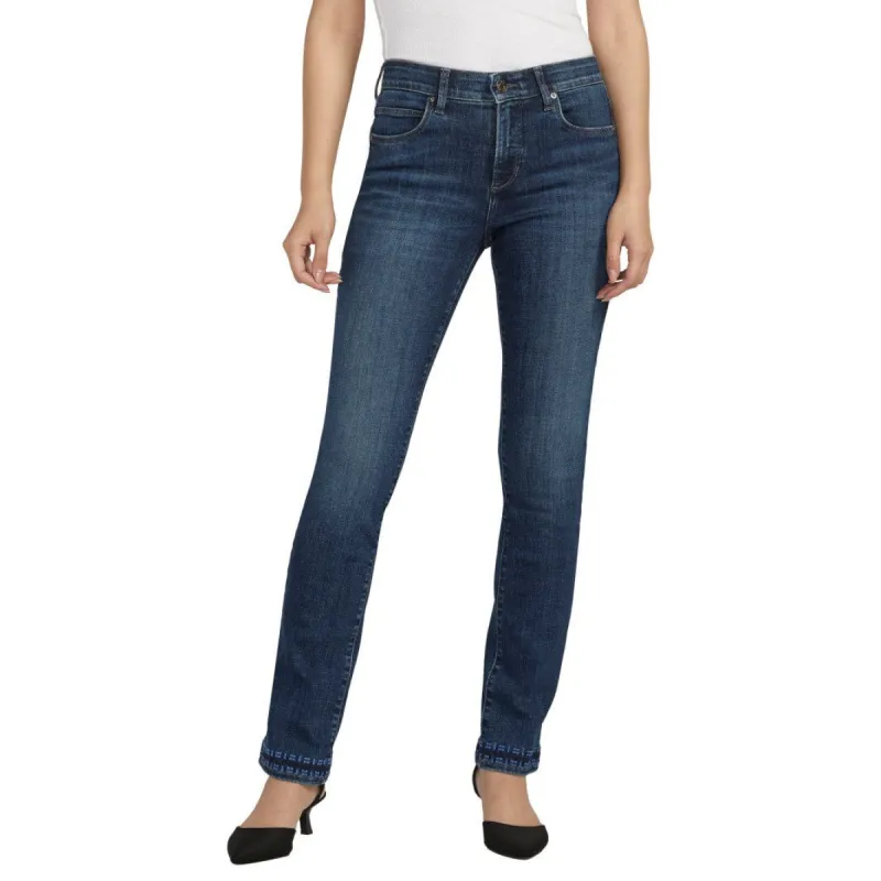 Ruby Mid Rise Straight Leg Jeans sold by Lord & Taylor