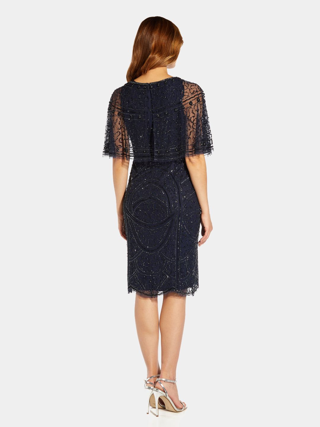 Cape Beaded Sheath Dress sold by Lord & Taylor product image thumbnail 4