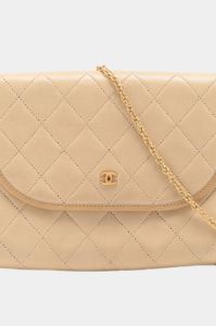 Chanel Matelasse Ram Leather Chain Shoulder Bag sold by Lord & Taylor
