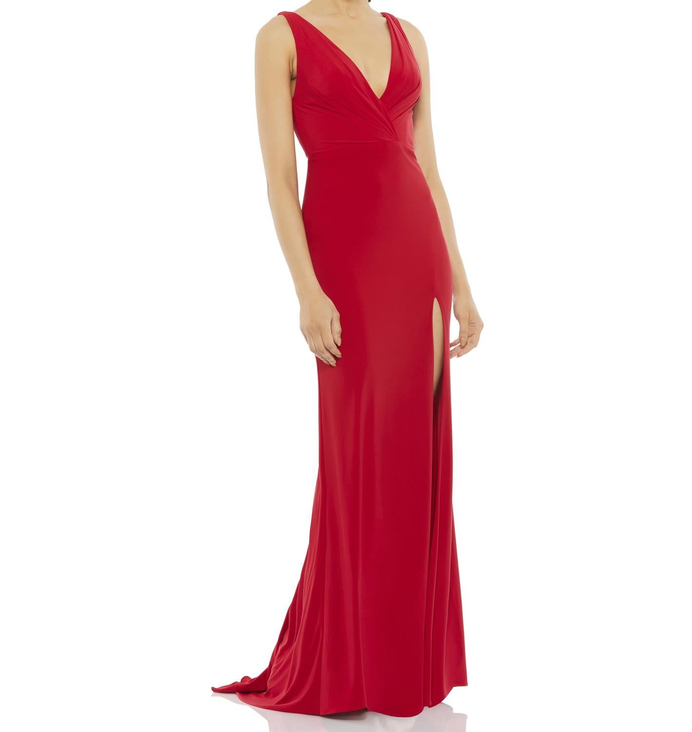 Jersey Slit Gown sold by Lord & Taylor product image thumbnail 3