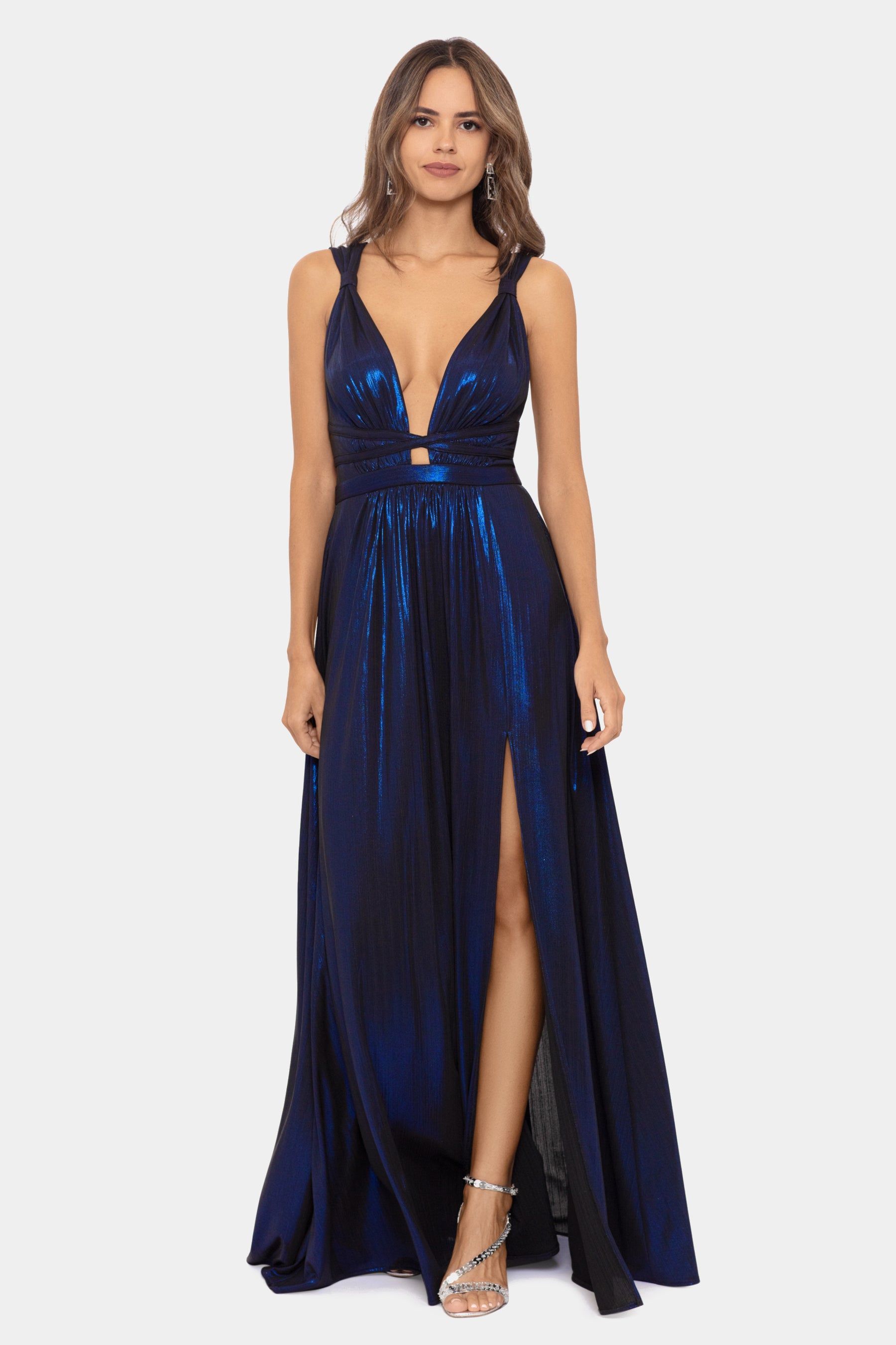 Long Sleeve Metallic Cutout sold by Lord & Taylor