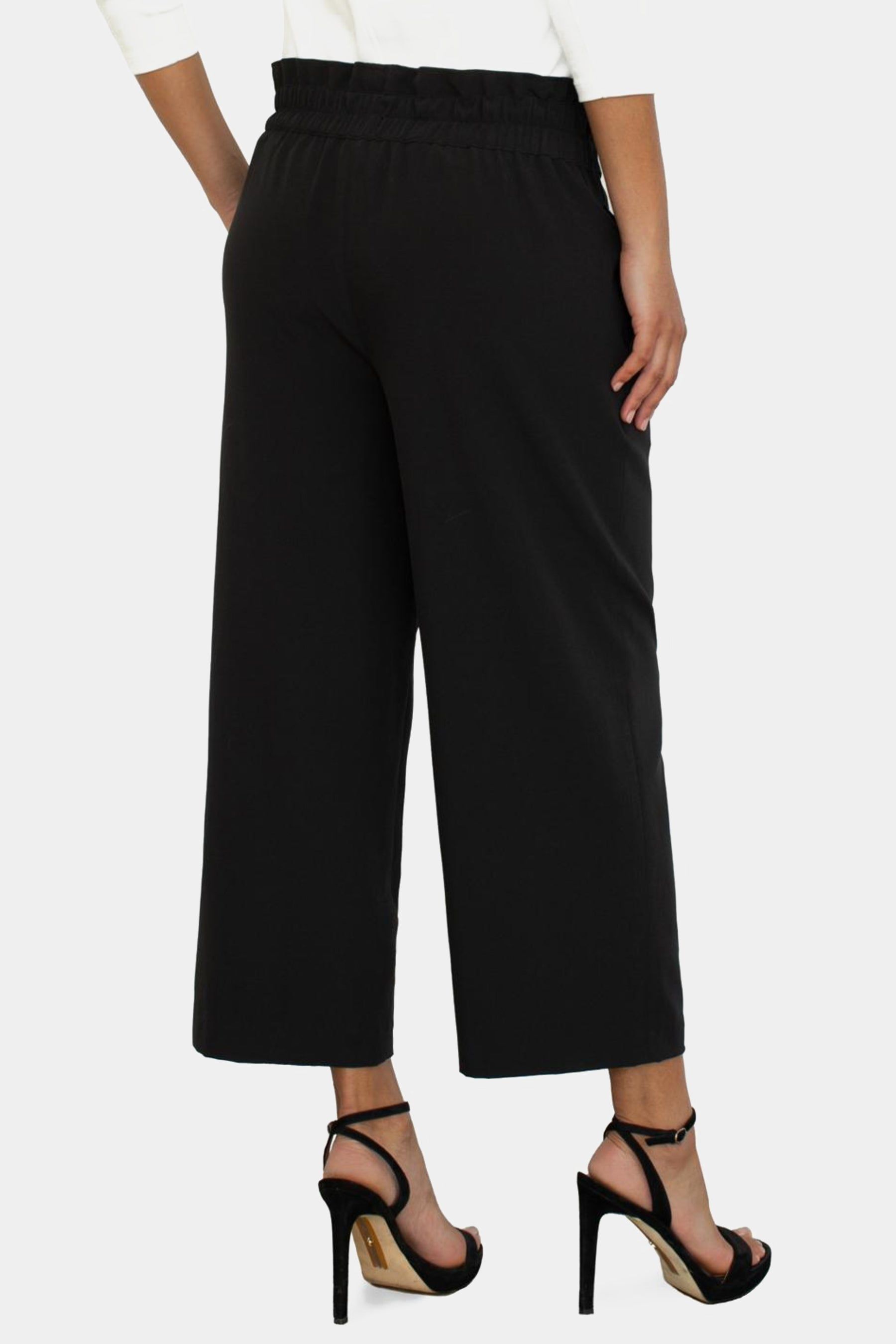 Wide Leg Tie Waist Paperbag Pants sold by Lord & Taylor product image thumbnail 3