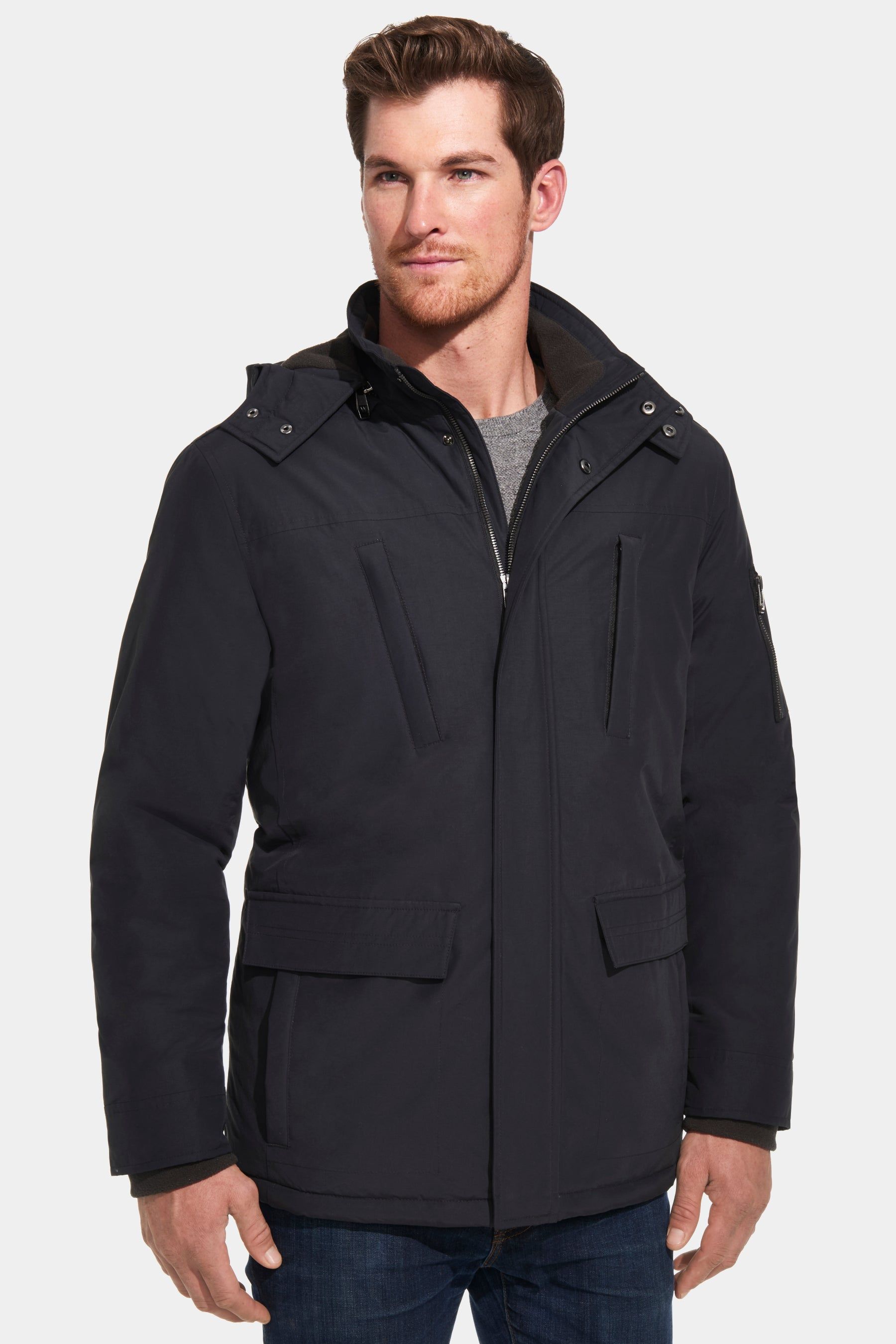 Cotton Nylon Parka sold by Lord & Taylor product image thumbnail 4