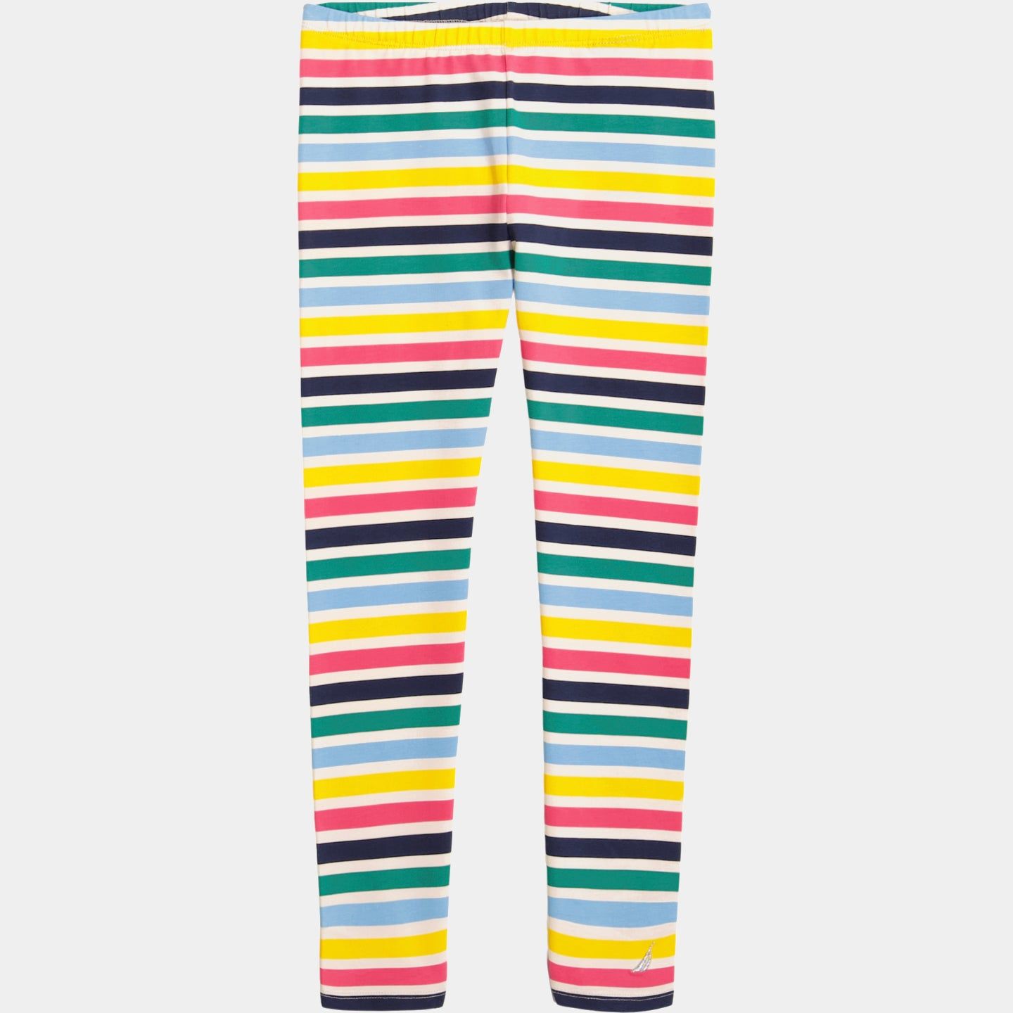Girls Rainbow Stripe Jersey Logo Leggings sold by Lord & Taylor