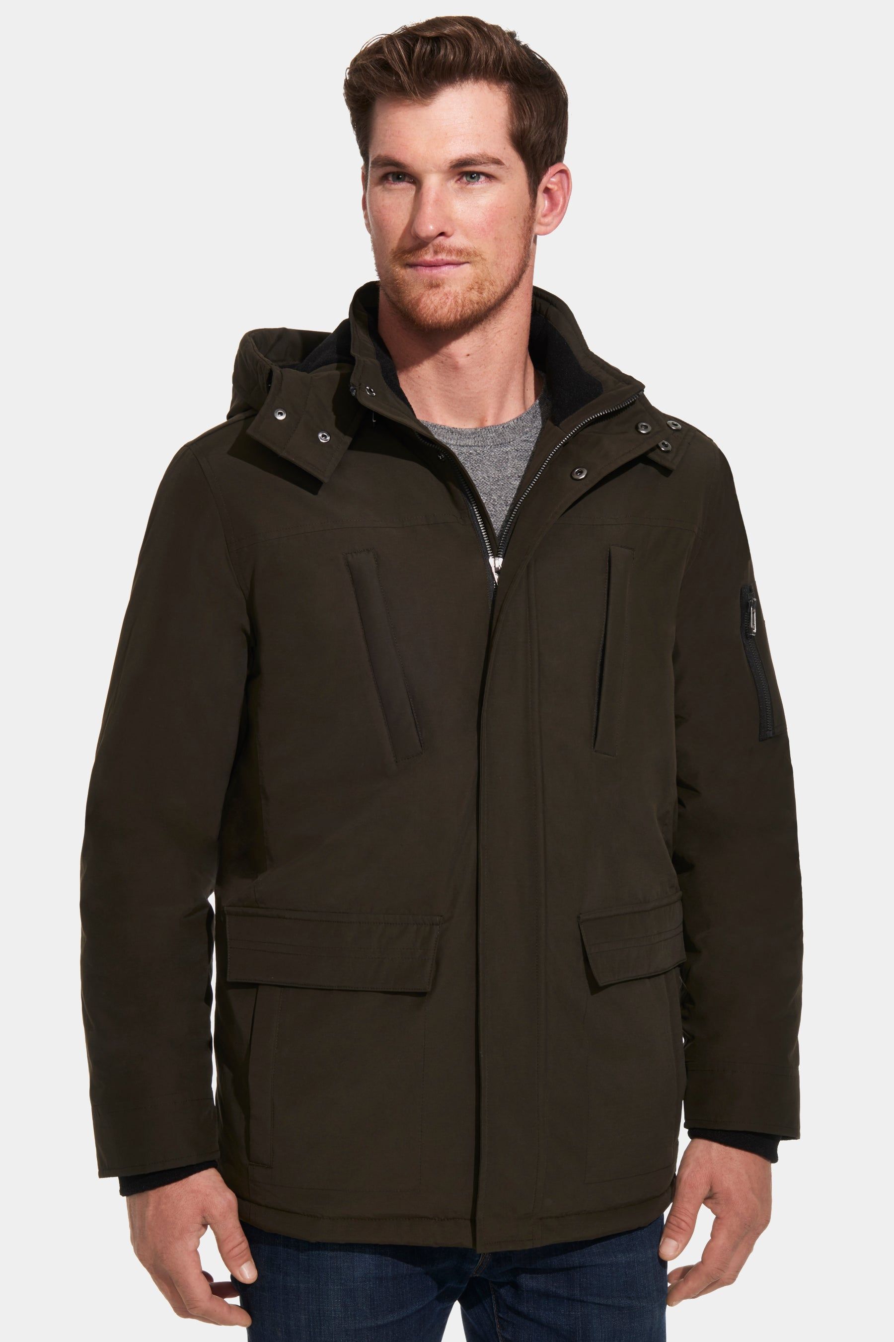 Cotton Nylon Parka sold by Lord & Taylor product image thumbnail 2
