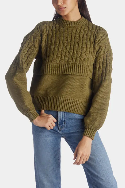 Alexandra Long Sleeve Crew Neck Knit sold by Lord & Taylor