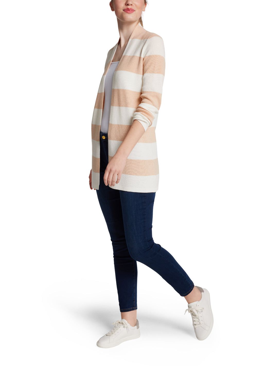 Striped Open Front Cardigan sold by Lord & Taylor