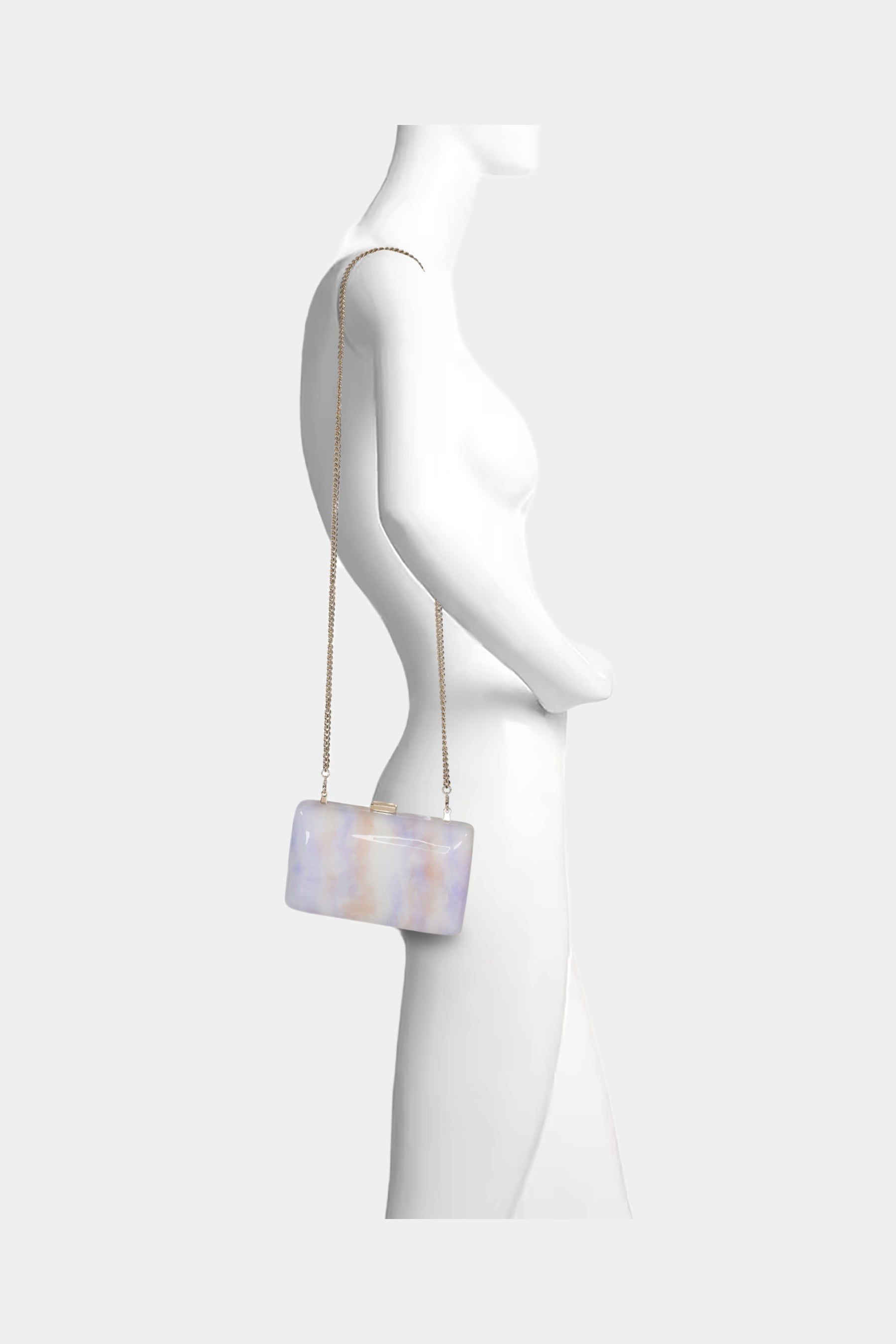 Lumi Iridescent Acrylic Minaudiere Bag sold by Lord & Taylor product image thumbnail 4