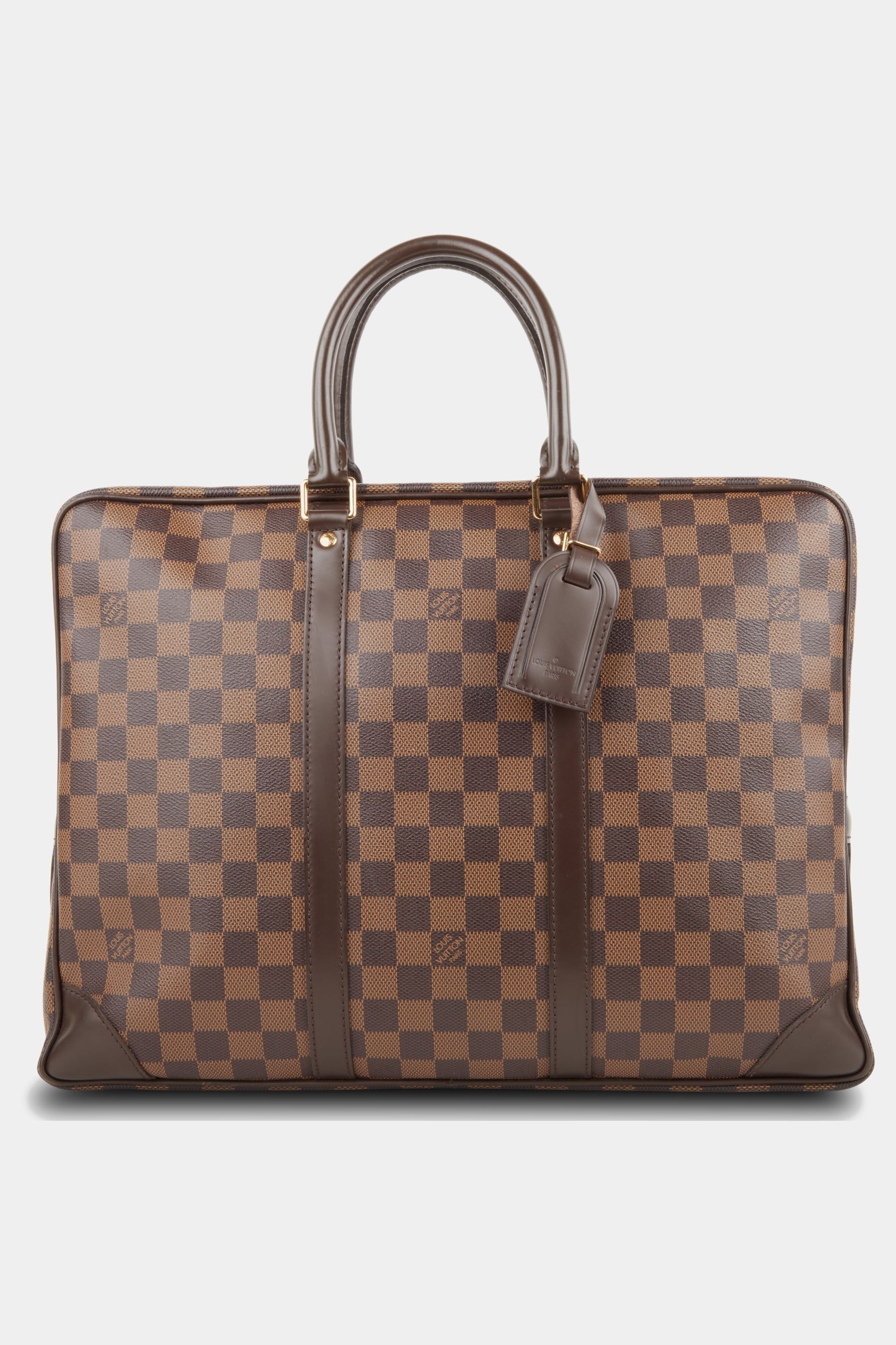 Porte-Documents Voyage PM Damier Ebene Bag sold by Lord & Taylor