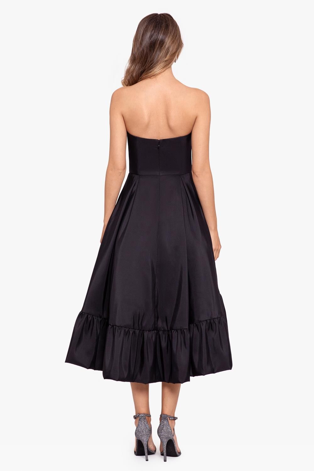 Strapless Midi Taffeta Bubble Hem sold by Lord & Taylor product image thumbnail 2