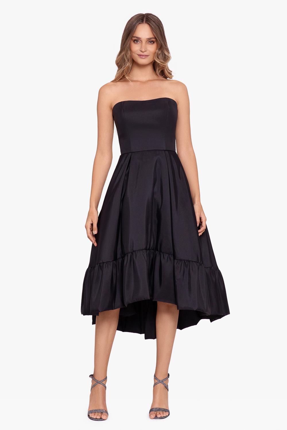 Strapless Midi Taffeta Bubble Hem sold by Lord & Taylor product image thumbnail 5