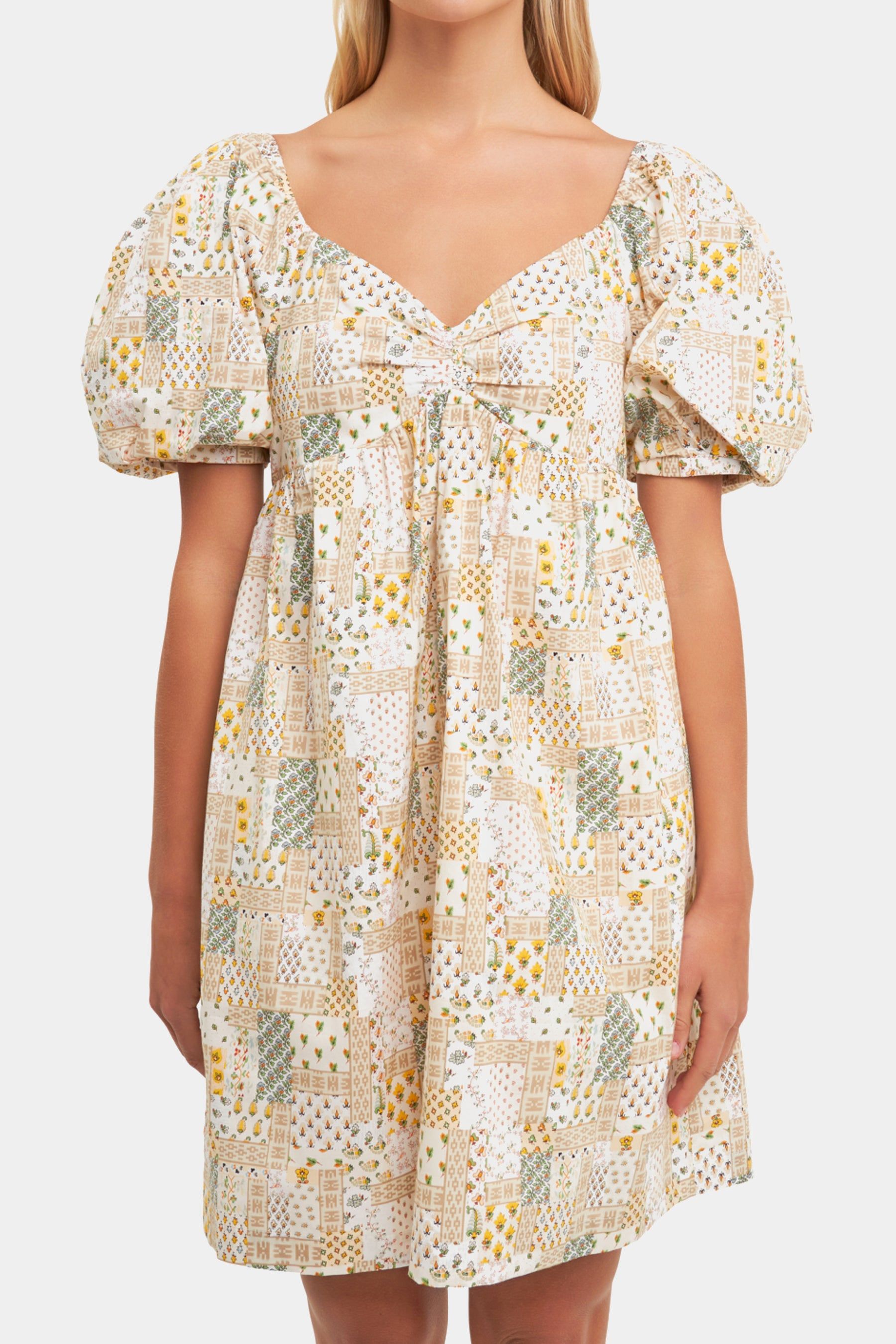 Printed Babydoll Mini Dress sold by Lord & Taylor product image thumbnail 5