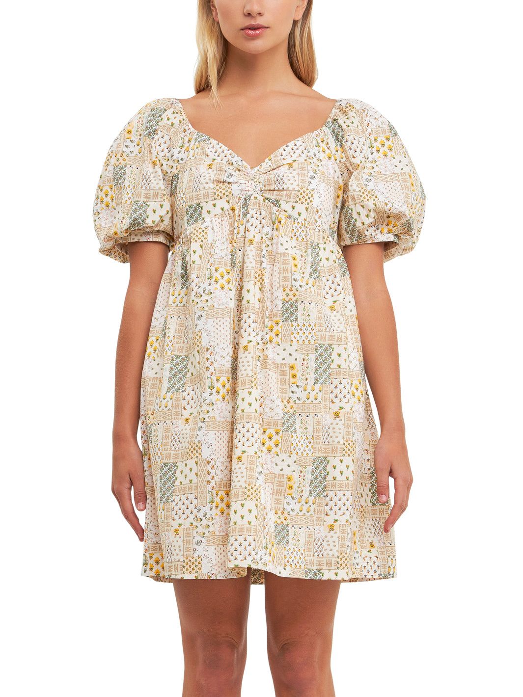 Printed Babydoll Mini Dress sold by Lord & Taylor product image thumbnail 6